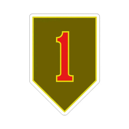 1st Infantry Division (U.S. Army) STICKER Vinyl Die-Cut Decal 2 Inch - The Sticker Space