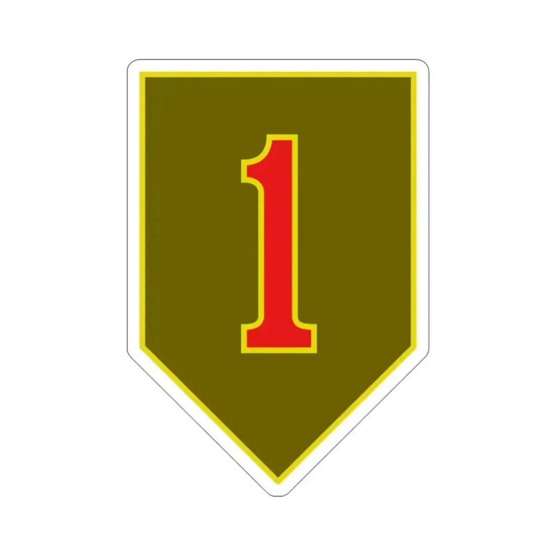 1st Infantry Division (U.S. Army) STICKER Vinyl Die-Cut Decal 3 Inch - The Sticker Space