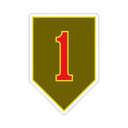 1st Infantry Division (U.S. Army) STICKER Vinyl Die-Cut Decal 3 Inch - The Sticker Space