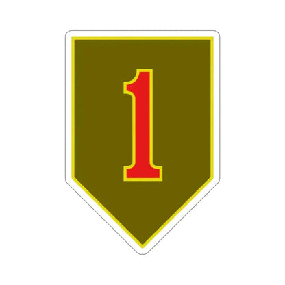 1st Infantry Division (U.S. Army) STICKER Vinyl Die-Cut Decal 5 Inch - The Sticker Space