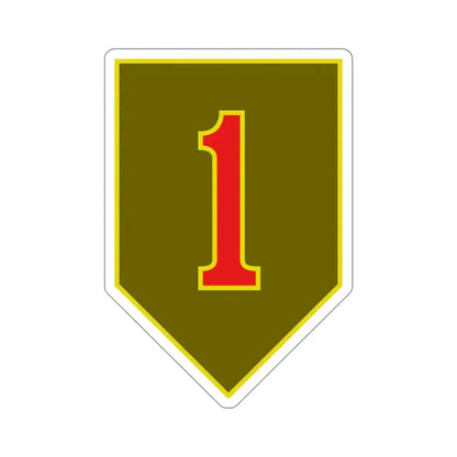 1st Infantry Division (U.S. Army) STICKER Vinyl Die-Cut Decal 6 Inch - The Sticker Space