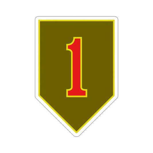 1st Infantry Division (U.S. Army) STICKER Vinyl Die-Cut Decal 6 Inch - The Sticker Space