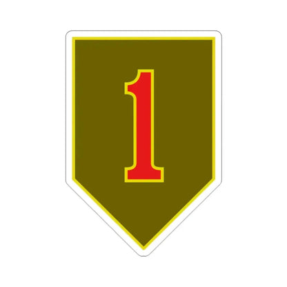 1st Infantry Division (U.S. Army) STICKER Vinyl Die-Cut Decal - The Sticker Space