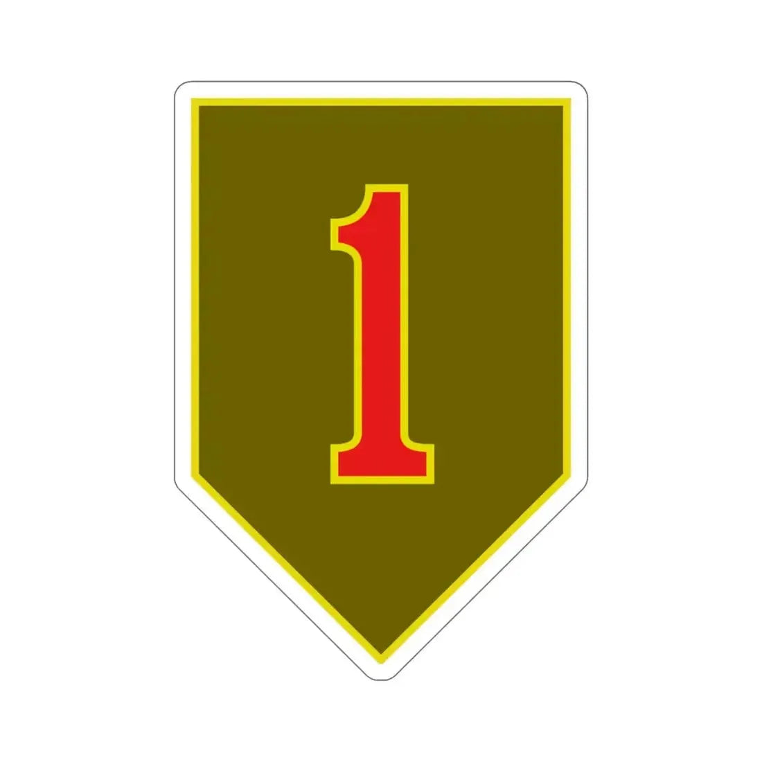 1st Infantry Division (U.S. Army) STICKER Vinyl Die-Cut Decal - The Sticker Space