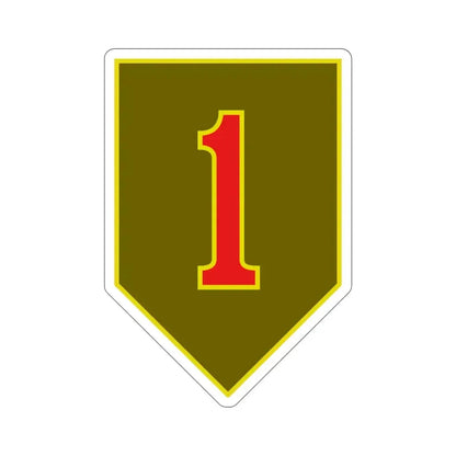 1st Infantry Division (U.S. Army) STICKER Vinyl Die-Cut Decal - The Sticker Space
