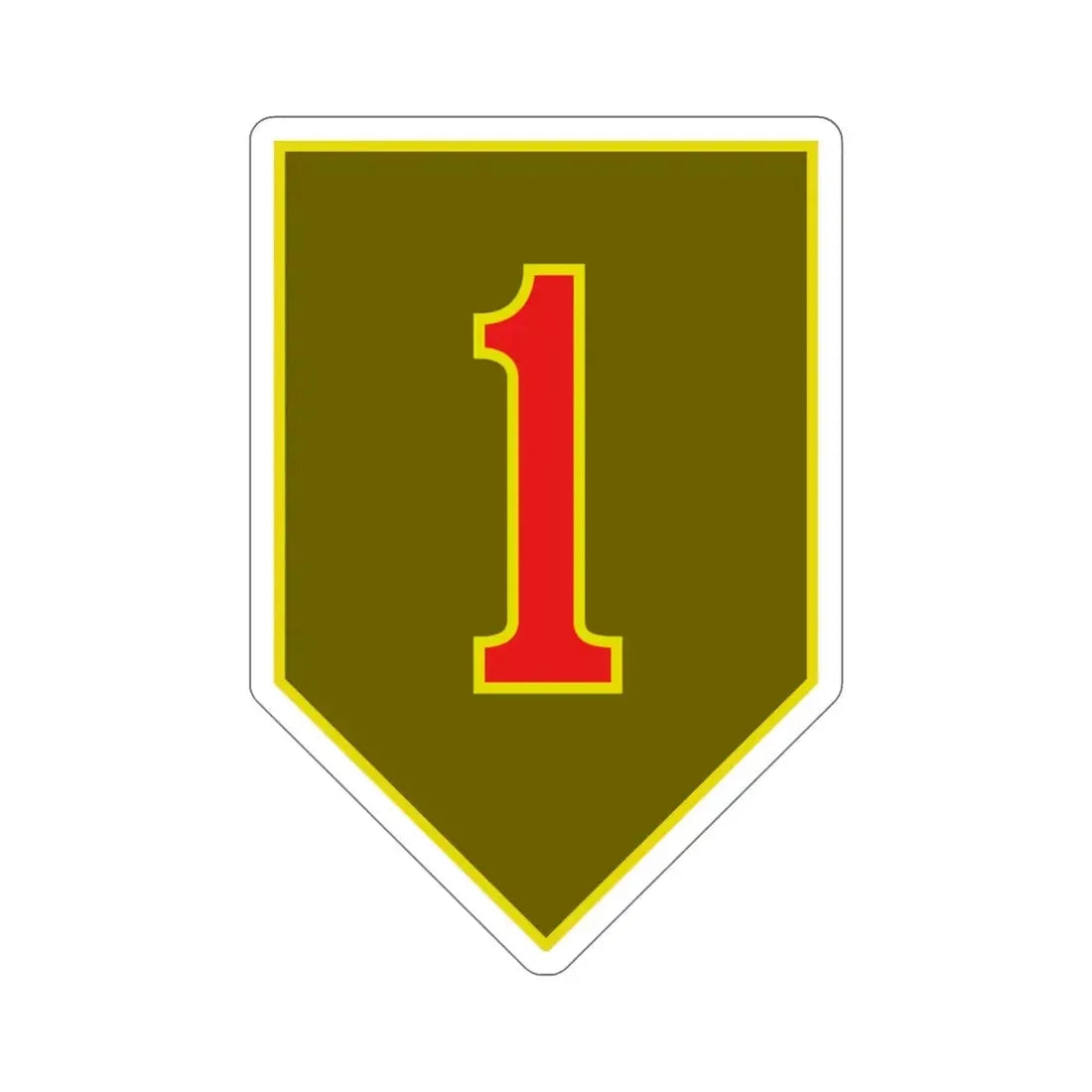 1st Infantry Division (U.S. Army) STICKER Vinyl Die-Cut Decal - The Sticker Space