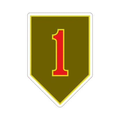 1st Infantry Division (U.S. Army) STICKER Vinyl Die-Cut Decal - The Sticker Space