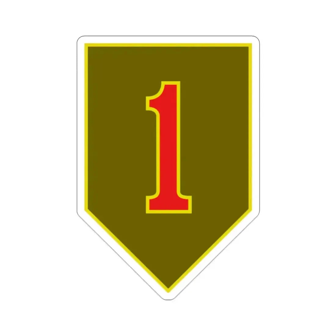 1st Infantry Division (U.S. Army) STICKER Vinyl Die-Cut Decal - The Sticker Space