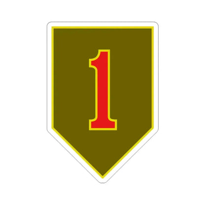 1st Infantry Division (U.S. Army) STICKER Vinyl Die-Cut Decal - The Sticker Space