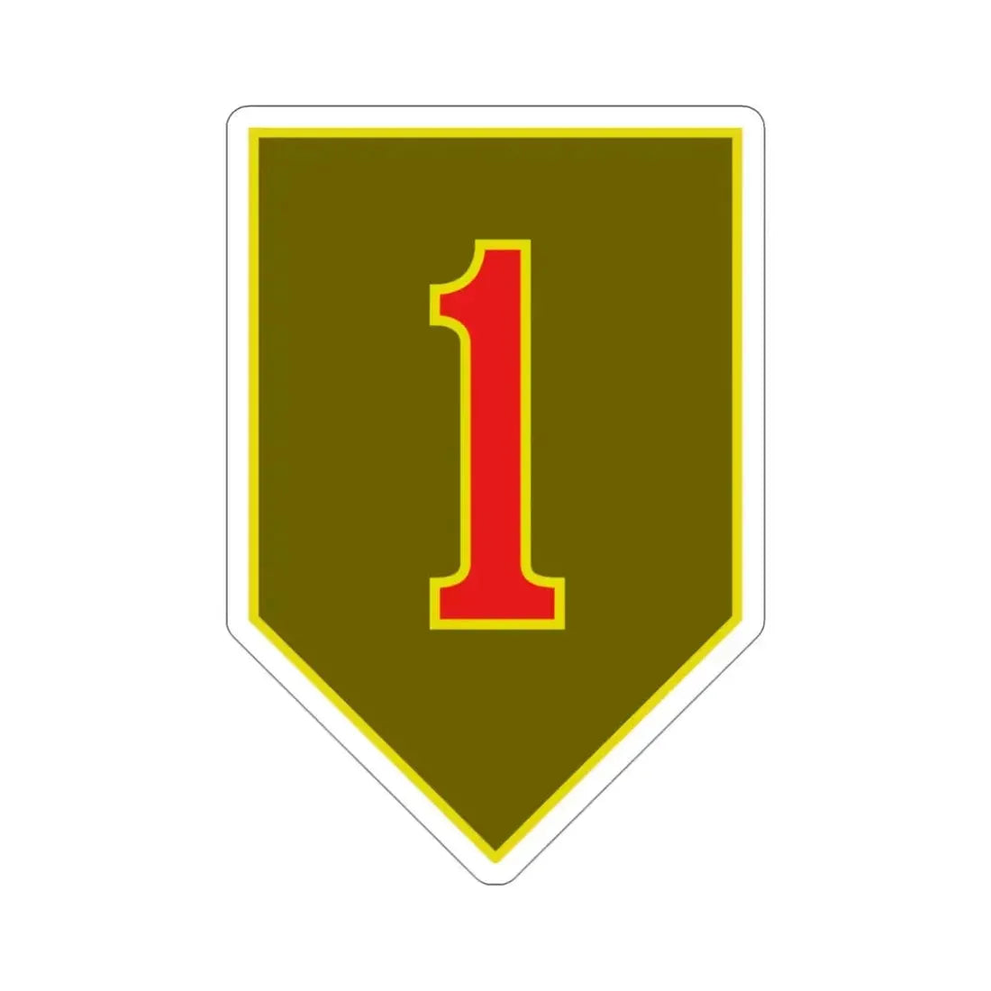 1st Infantry Division (U.S. Army) STICKER Vinyl Die-Cut Decal - The Sticker Space