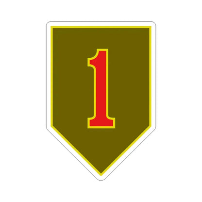 1st Infantry Division (U.S. Army) STICKER Vinyl Die-Cut Decal - The Sticker Space