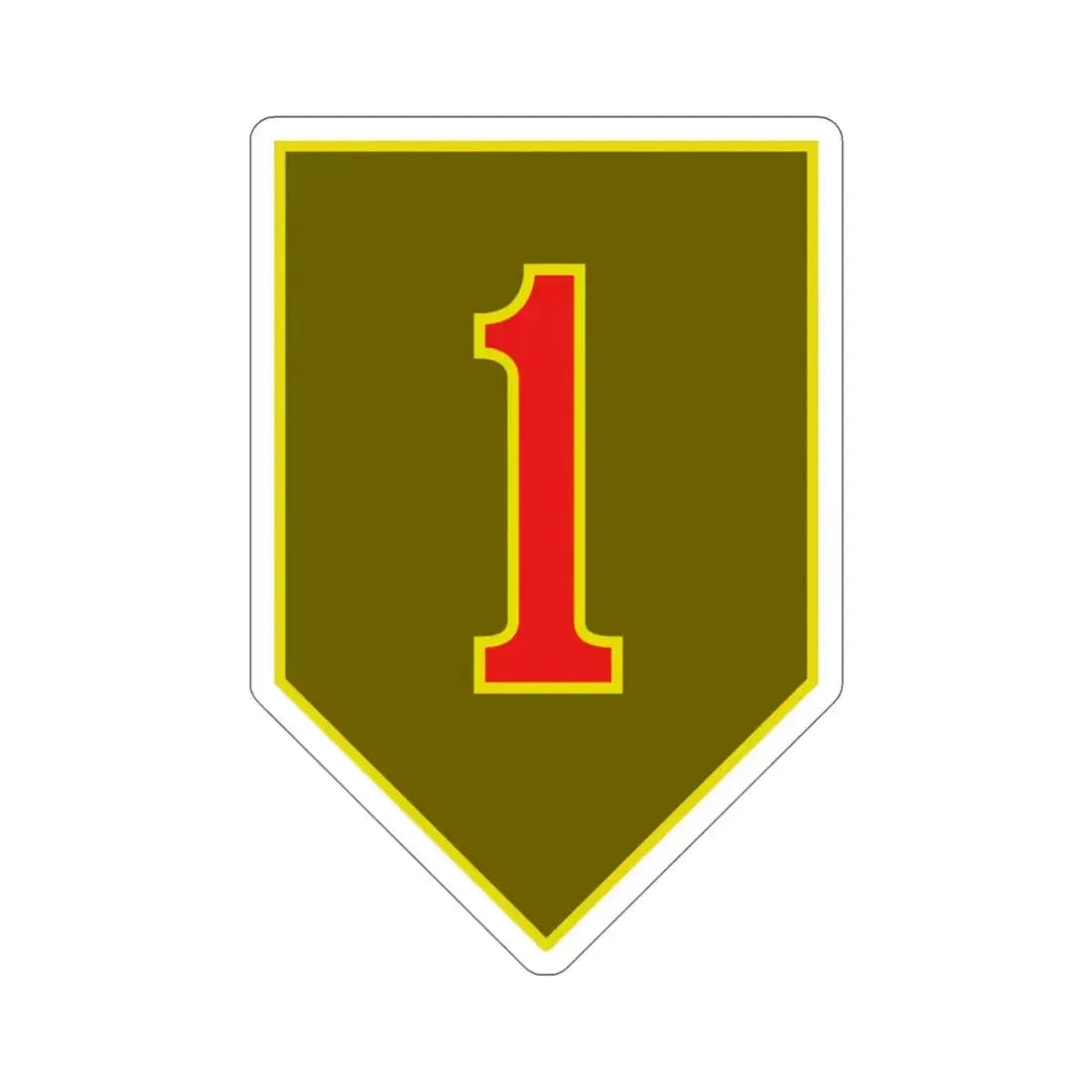 1st Infantry Division (U.S. Army) STICKER Vinyl Die-Cut Decal - The Sticker Space