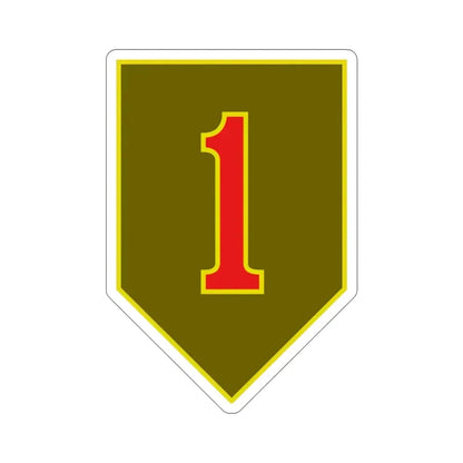 1st Infantry Division (U.S. Army) STICKER Vinyl Die-Cut Decal - The Sticker Space