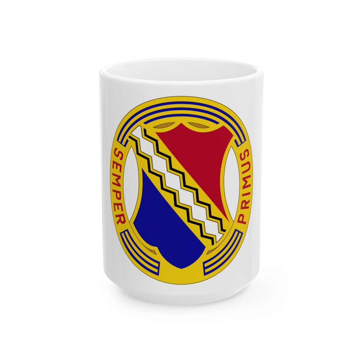 1st Infantry Regiment (U.S. Army) White Coffee Mug-15oz-The Sticker Space