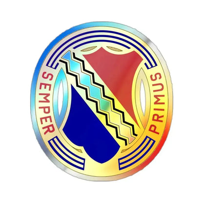 1st Infantry Regiment (U.S. Army) Holographic STICKER Die-Cut Vinyl Decal 2 Inch Holographic - The Sticker Space