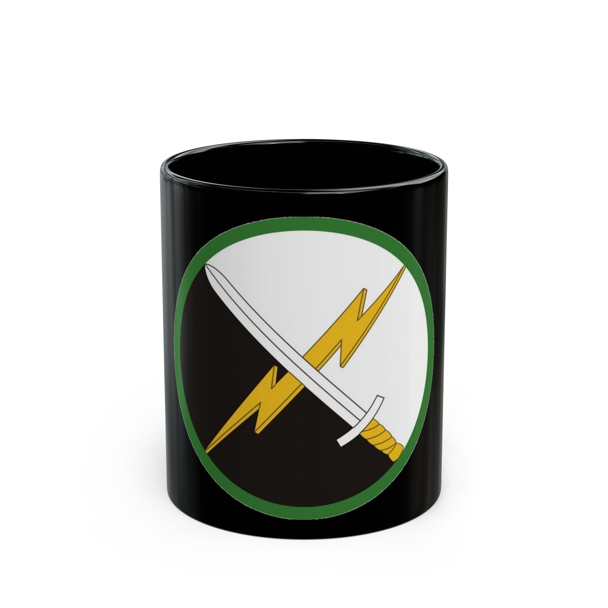 1st Information Operations Command (U.S. Army) Black Coffee Mug-11oz-The Sticker Space