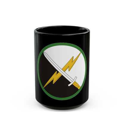 1st Information Operations Command (U.S. Army) Black Coffee Mug-15oz-The Sticker Space