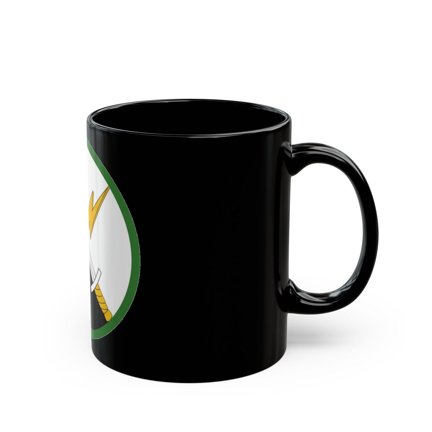 1st Information Operations Command (U.S. Army) Black Coffee Mug-The Sticker Space