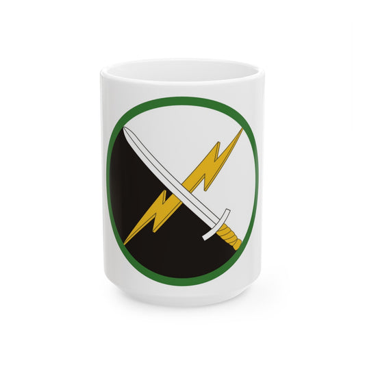 1st Information Operations Command (U.S. Army) White Coffee Mug-15oz-The Sticker Space