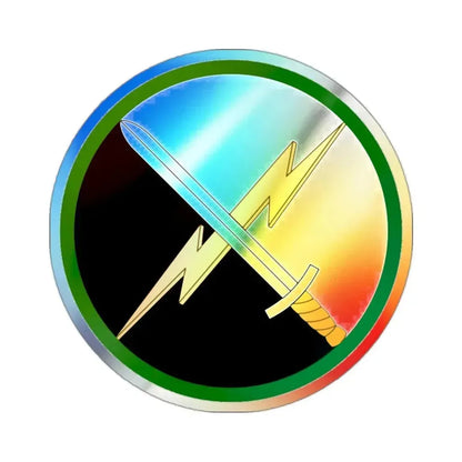 1st Information Operations Command (U.S. Army) Holographic STICKER Die-Cut Vinyl Decal 2 Inch Holographic - The Sticker Space