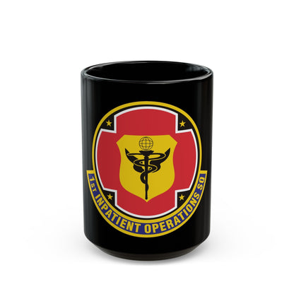 1st Inpatient Operations Squadron (U.S. Air Force) Black Coffee Mug-15oz-The Sticker Space