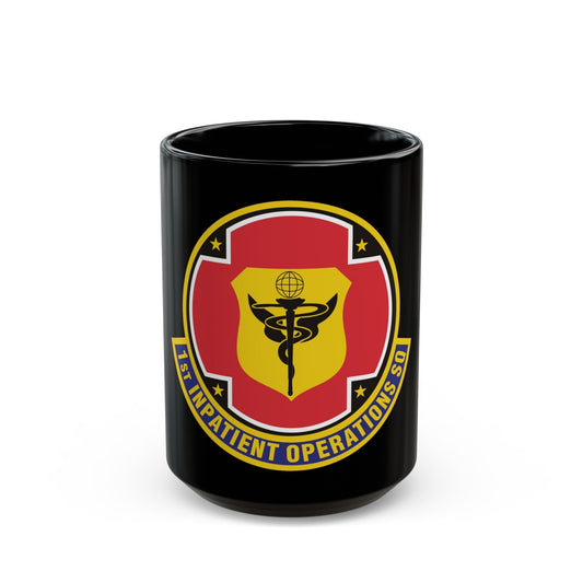 1st Inpatient Operations Squadron (U.S. Air Force) Black Coffee Mug-15oz-The Sticker Space