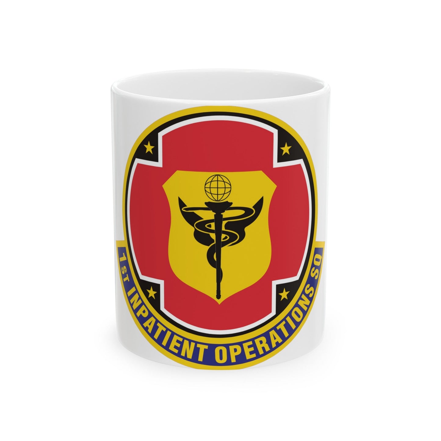 1st Inpatient Operations Squadron (U.S. Air Force) White Coffee Mug-11oz-The Sticker Space