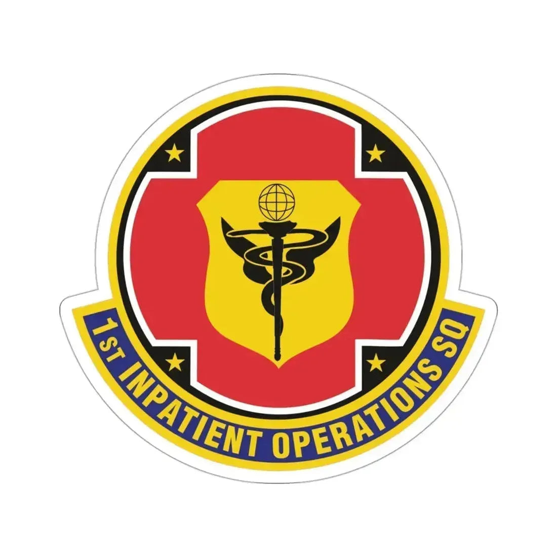 1st Inpatient Operations Squadron (U.S. Air Force) STICKER Vinyl Die-Cut Decal 3 Inch - The Sticker Space