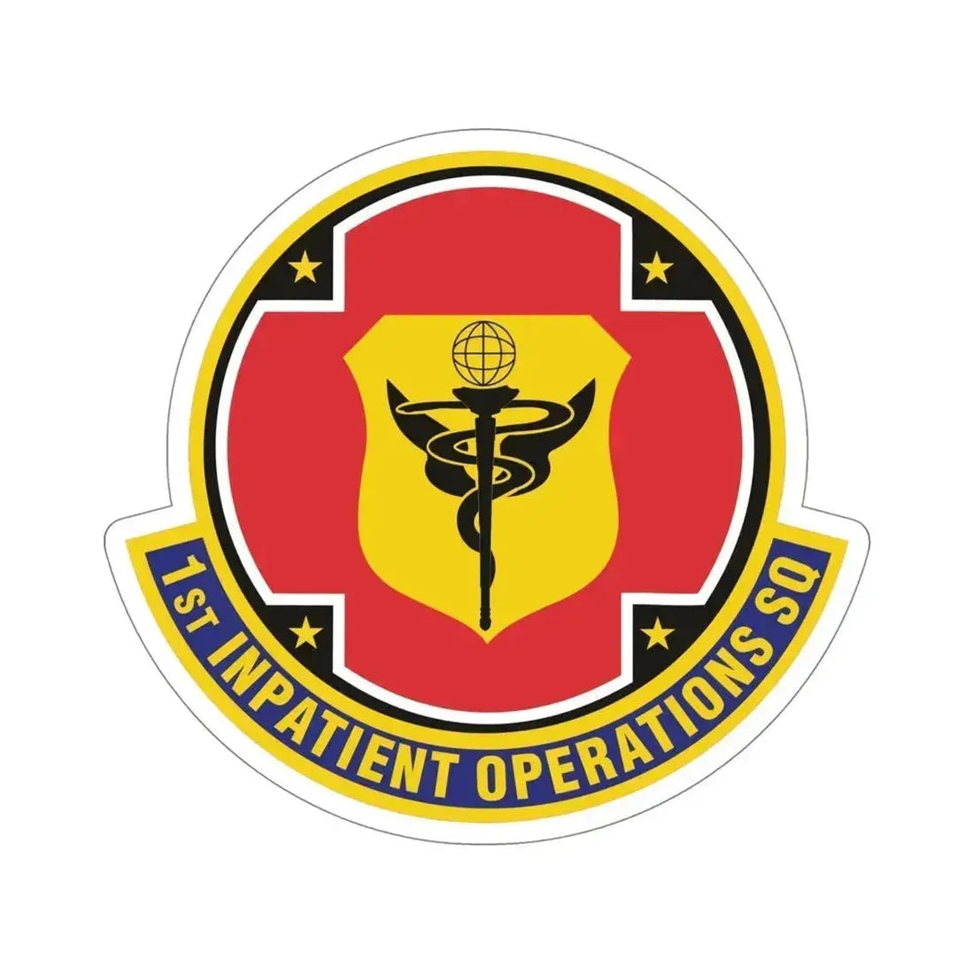 1st Inpatient Operations Squadron (U.S. Air Force) STICKER Vinyl Die-Cut Decal 5 Inch - The Sticker Space