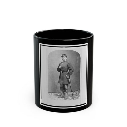 1st Lieutenant August Bitter, Union Officer In The 24th Illinois Regiment, Full-Length Portrait, Standing, Facing Front (U.S. Civil War) Black Coffee Mug