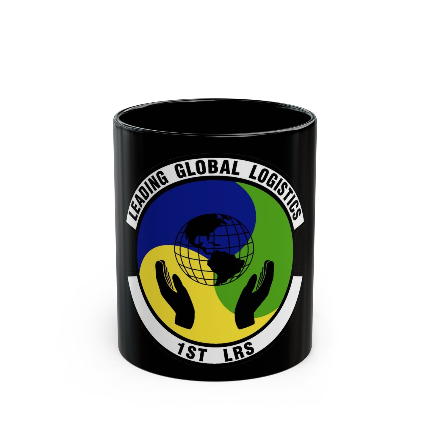 1st Logistics Readiness Squadron (U.S. Air Force) Black Coffee Mug-11oz-The Sticker Space