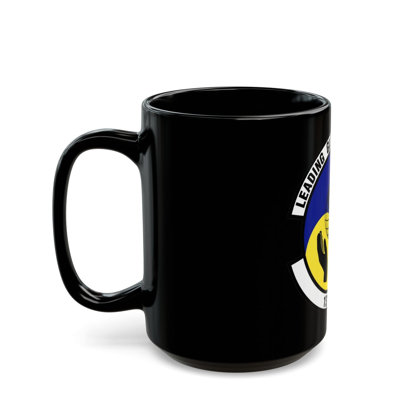 1st Logistics Readiness Squadron (U.S. Air Force) Black Coffee Mug-The Sticker Space