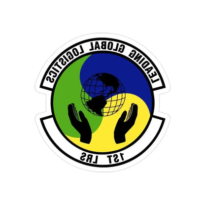 1st Logistics Readiness Squadron (U.S. Air Force) REVERSE PRINT Transparent Die-Cut STICKER 2 Inch Die-Cut Transparent - The Sticker Space