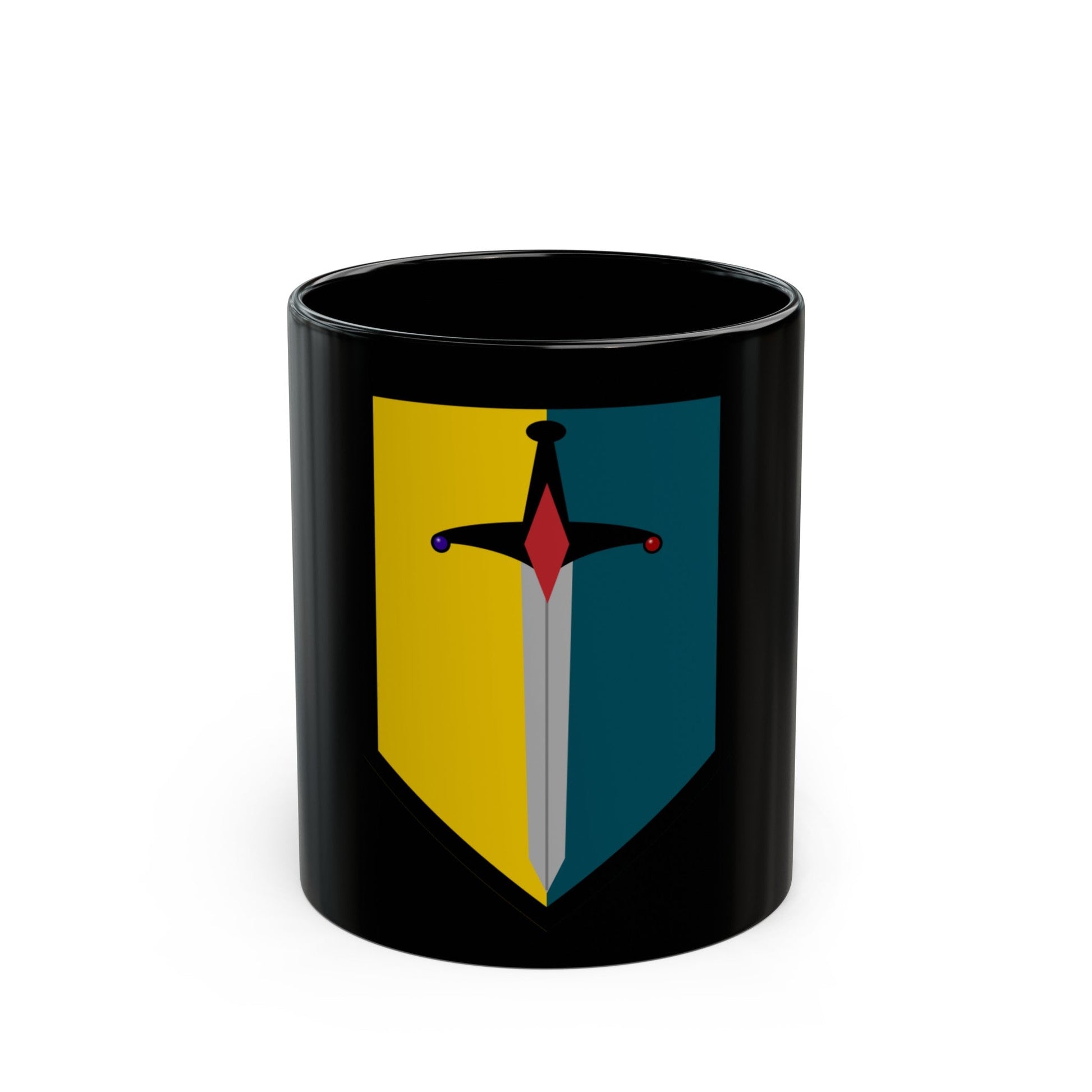 1st Maneuver Enhancement Brigade (U.S. Army) Black Coffee Mug-11oz-The Sticker Space