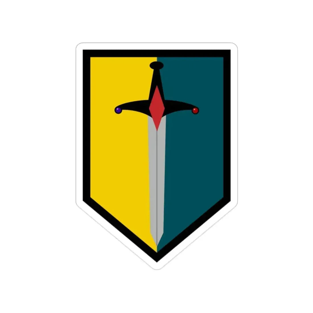 1st Maneuver Enhancement Brigade (U.S. Army) Transparent STICKER Die-Cut Vinyl Decal 2 Inch - The Sticker Space