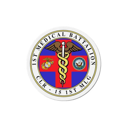 1st Medical Battalion (USMC) Refrigerator Magnet 6 Inch - The Sticker Space
