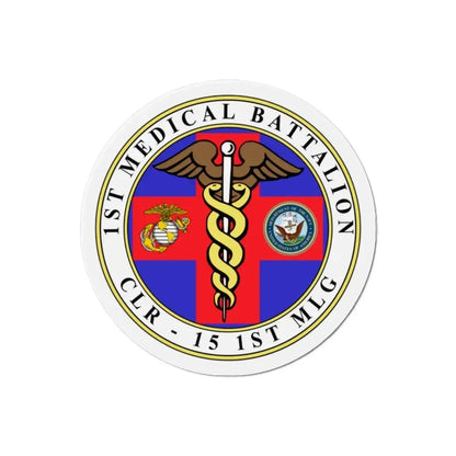 1st Medical Battalion (USMC) Refrigerator Magnet - The Sticker Space
