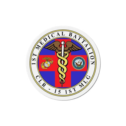 1st Medical Battalion (USMC) Refrigerator Magnet - The Sticker Space