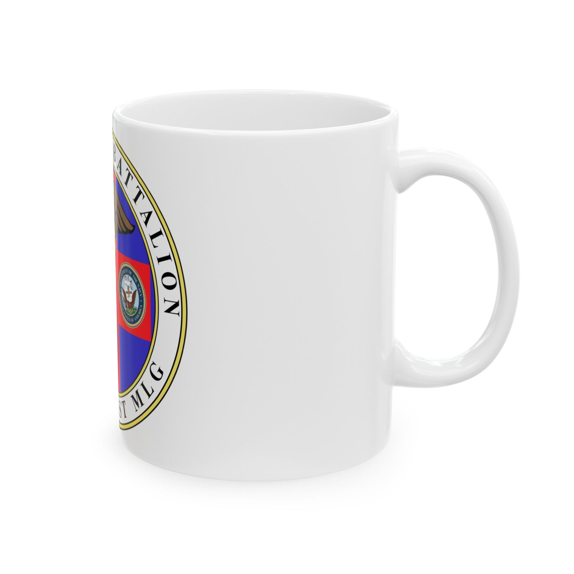 1st Medical Battalion (USMC) White Coffee Mug-The Sticker Space