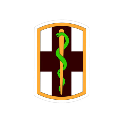 1st Medical Brigade (U.S. Army) REVERSE PRINT Transparent STICKER-2 Inch-The Sticker Space