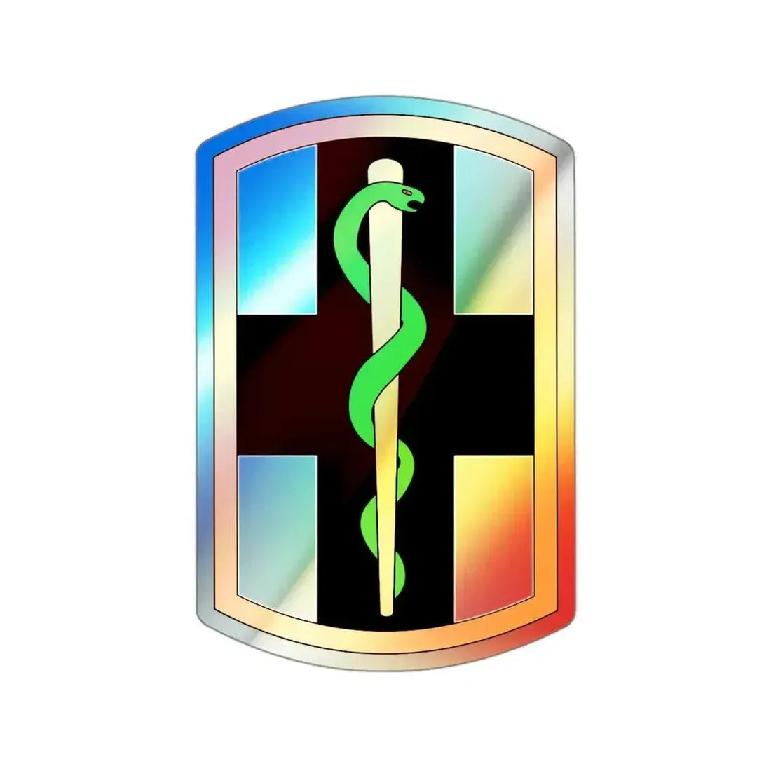 1st Medical Brigade (U.S. Army) Holographic STICKER Die-Cut Vinyl Decal - The Sticker Space