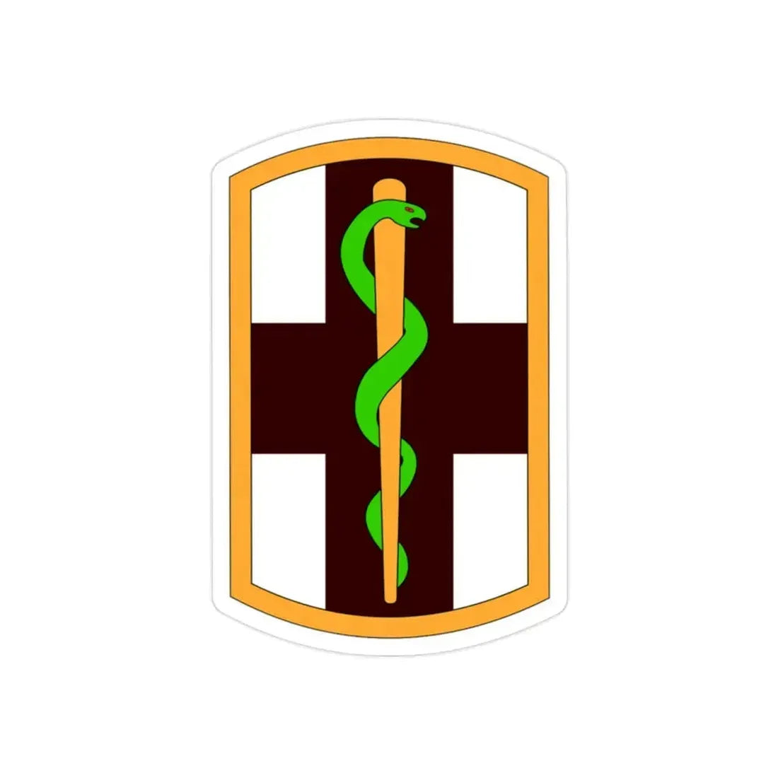 1st Medical Brigade (U.S. Army) Transparent STICKER Die-Cut Vinyl Decal 2 Inch - The Sticker Space