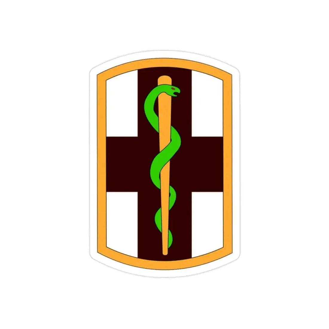 1st Medical Brigade (U.S. Army) Transparent STICKER Die-Cut Vinyl Decal - The Sticker Space