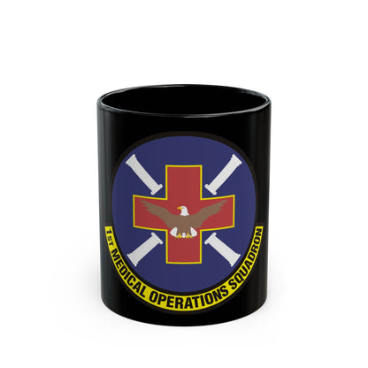 1st Medical Operations Squadron (U.S. Air Force) Black Coffee Mug-11oz-The Sticker Space
