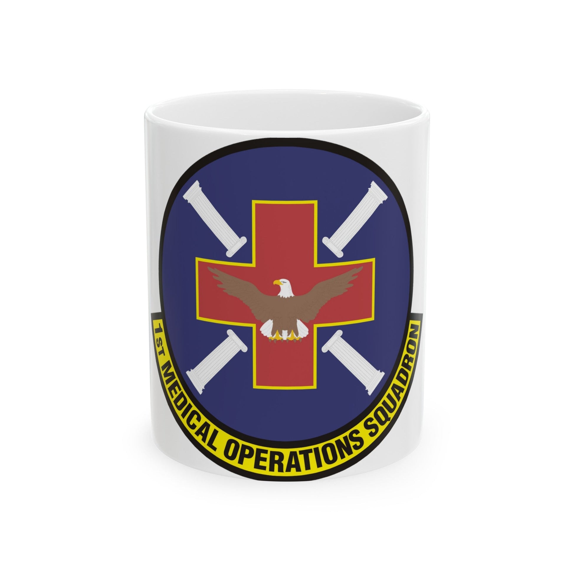 1st Medical Operations Squadron (U.S. Air Force) White Coffee Mug-11oz-The Sticker Space