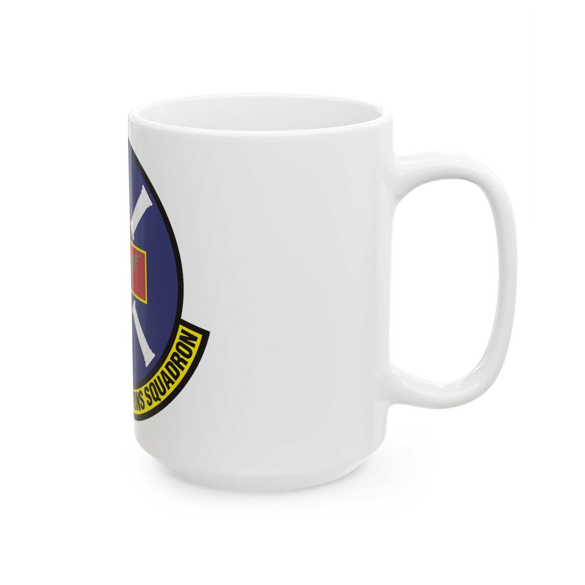 1st Medical Operations Squadron (U.S. Air Force) White Coffee Mug-The Sticker Space