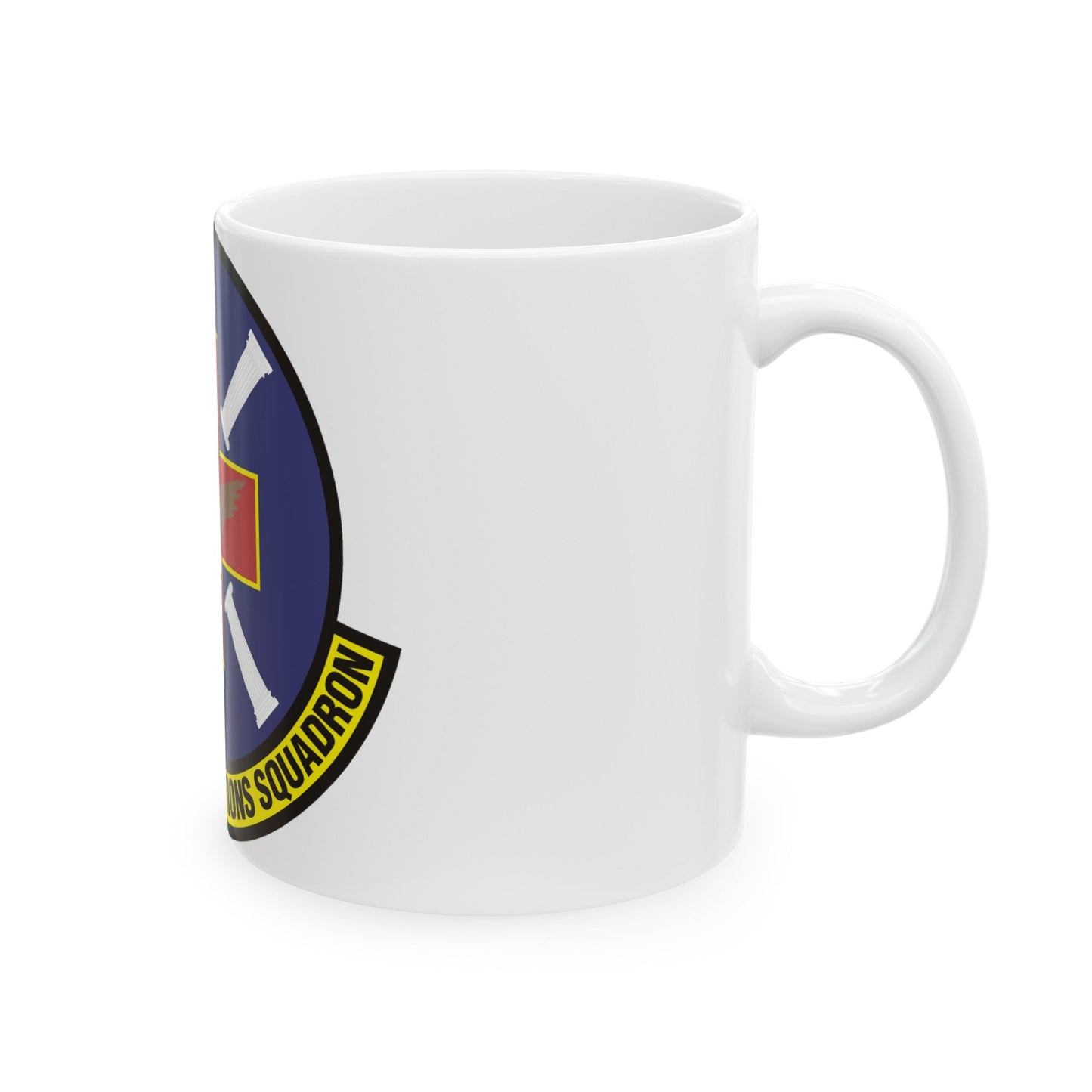1st Medical Operations Squadron (U.S. Air Force) White Coffee Mug-The Sticker Space