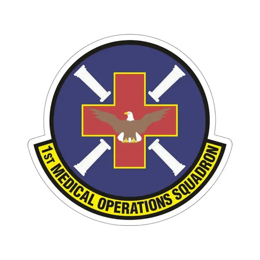 1st Medical Operations Squadron (U.S. Air Force) STICKER Vinyl Die-Cut Decal 6 Inch - The Sticker Space