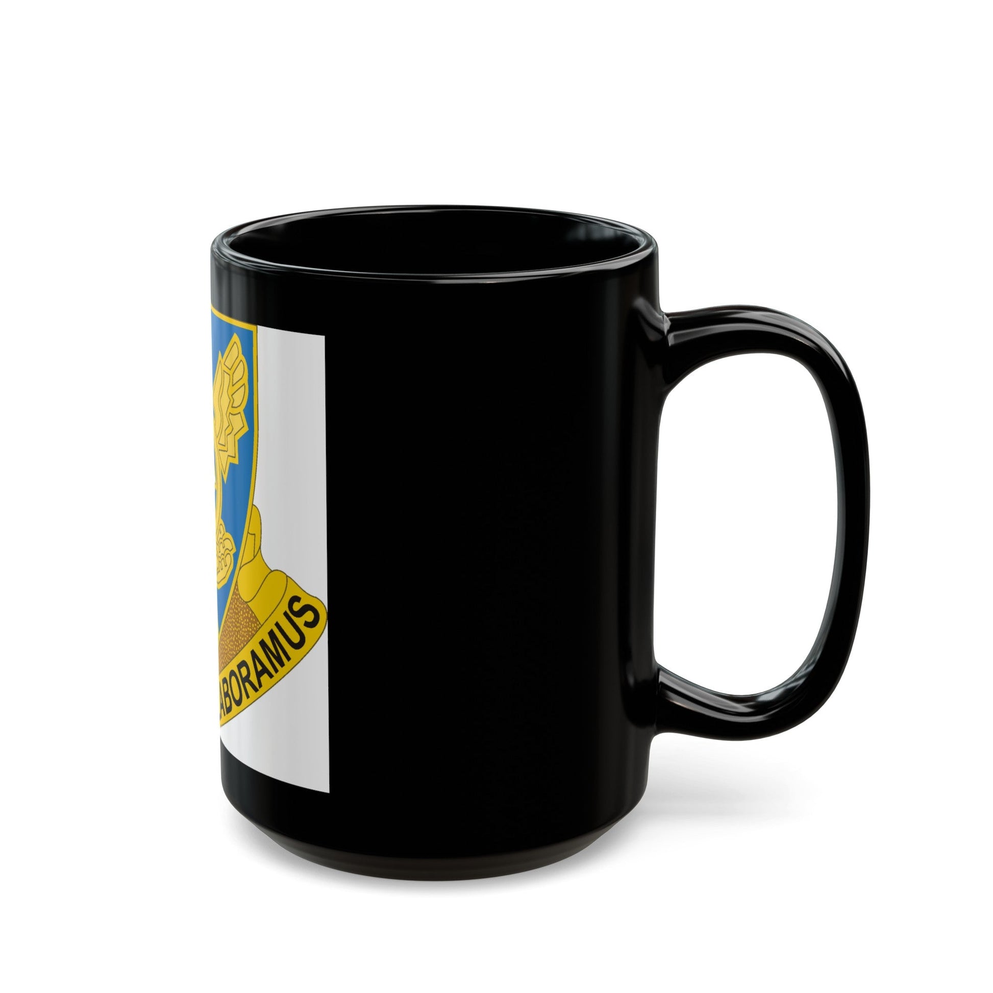 1st Military Intelligence Battalion (U.S. Army) Black Coffee Mug-The Sticker Space