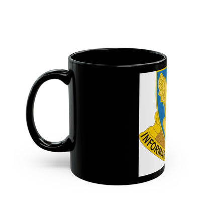1st Military Intelligence Battalion (U.S. Army) Black Coffee Mug-The Sticker Space